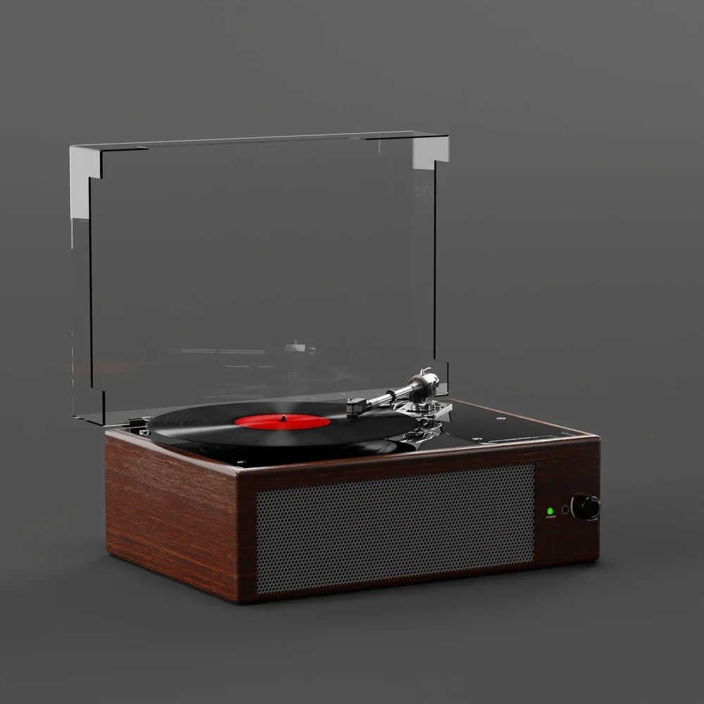Wooden Vintage Turntable