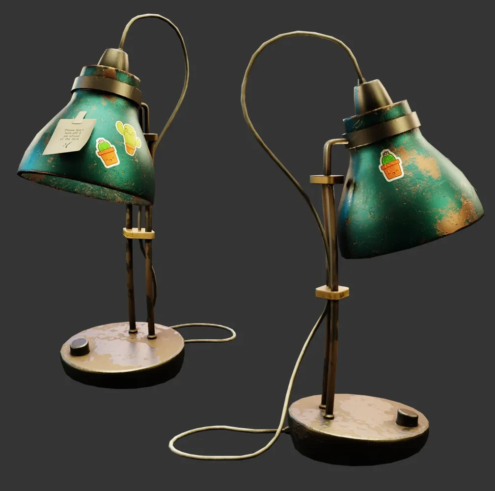 Stylized Dusty Lamp