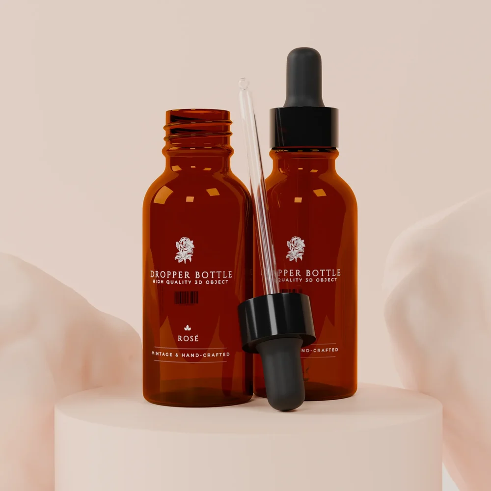 Cosmetic Dropper Bottle (Serum)