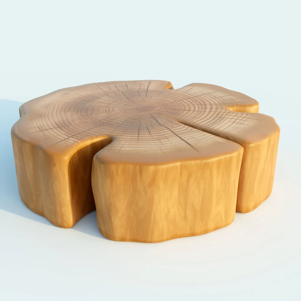 Wood Craft Center Table