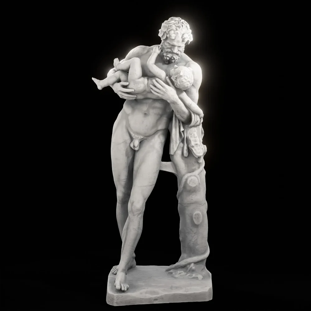 Silenus And Baby Dionysus