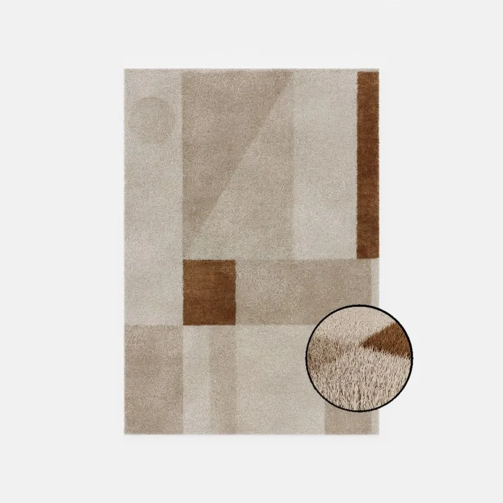 Brown And Beige Rug