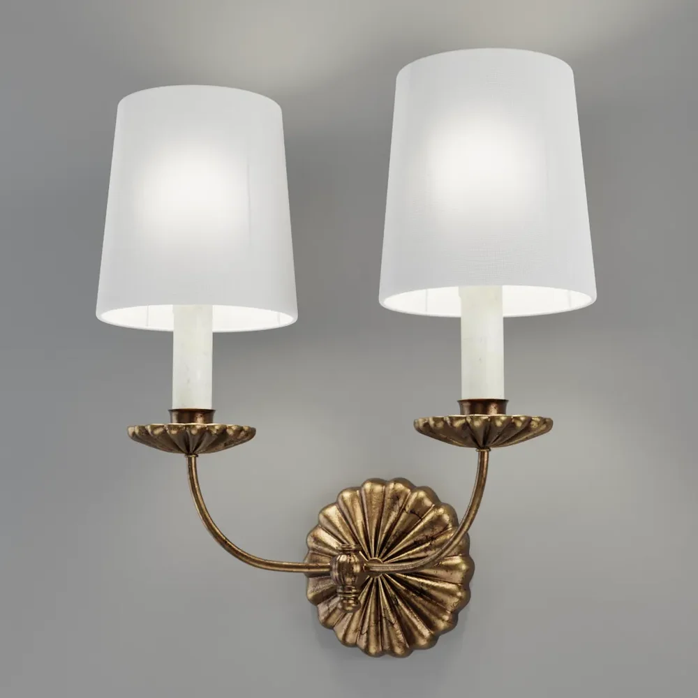 Antique Gold Leaf Candelabra