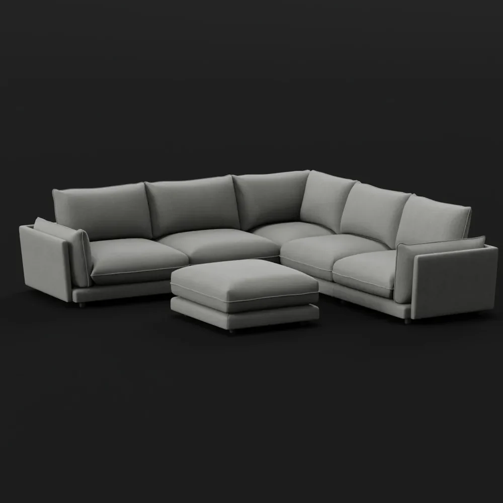 Modern Fabric Sectional Sofa