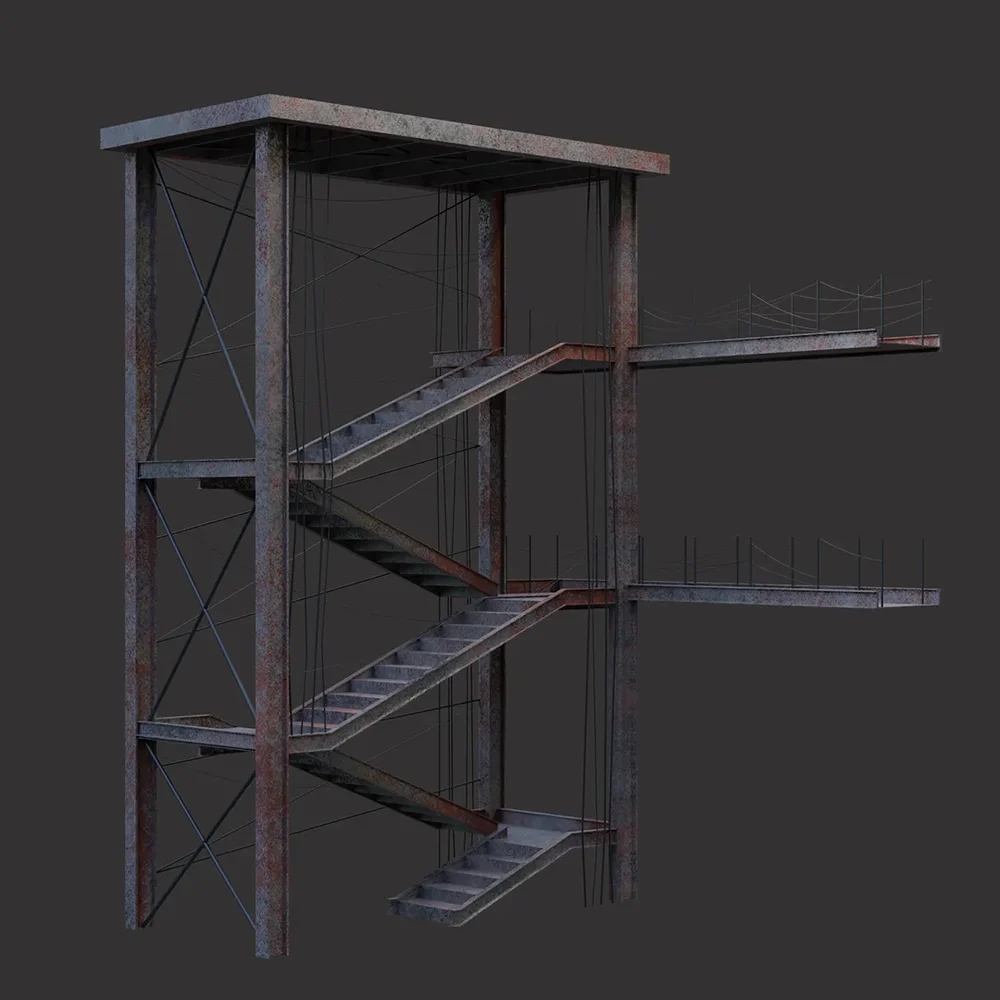 Metal Industrial Stairs