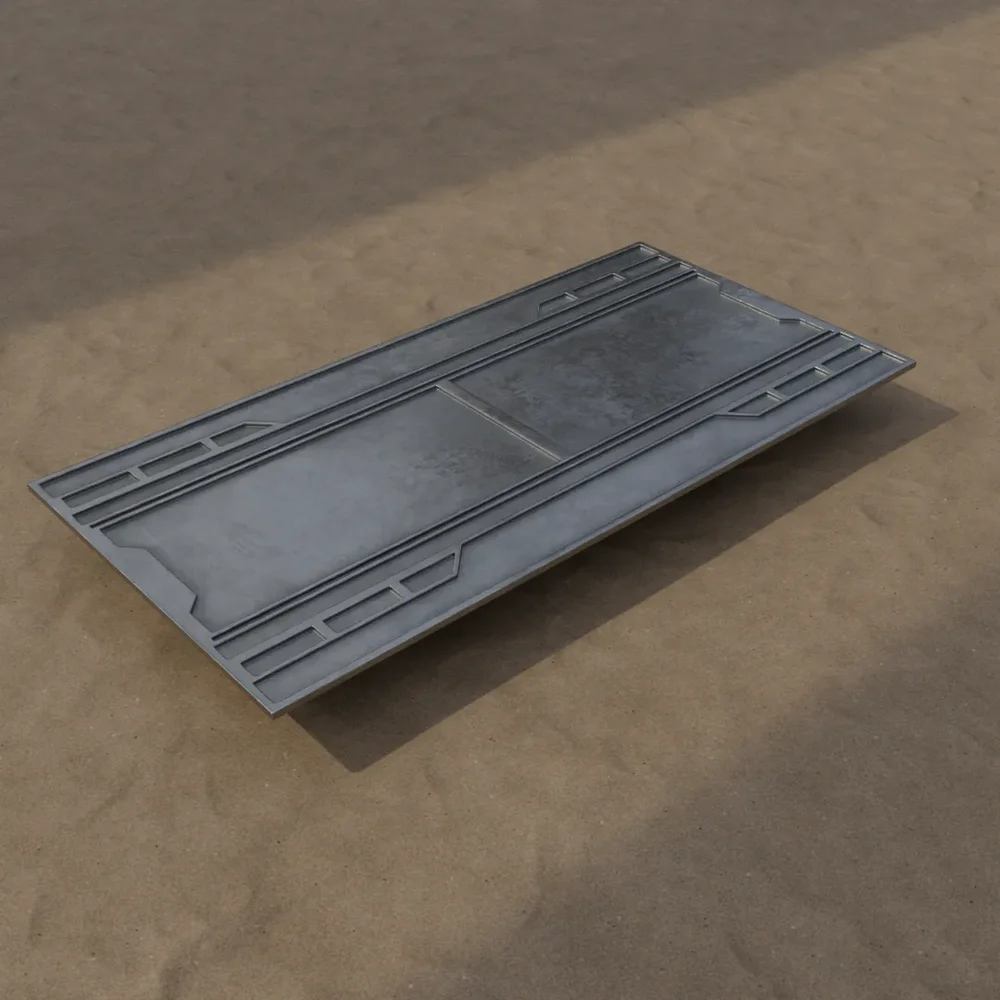 Sci-Fi Industrial Plate