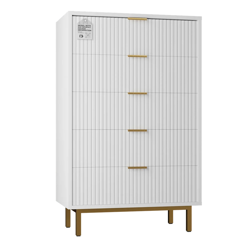 Mahogany Wood Tall Dresser