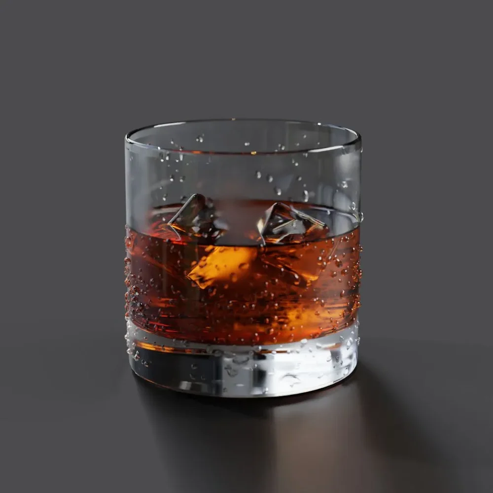 Glass Of Coke With Ice