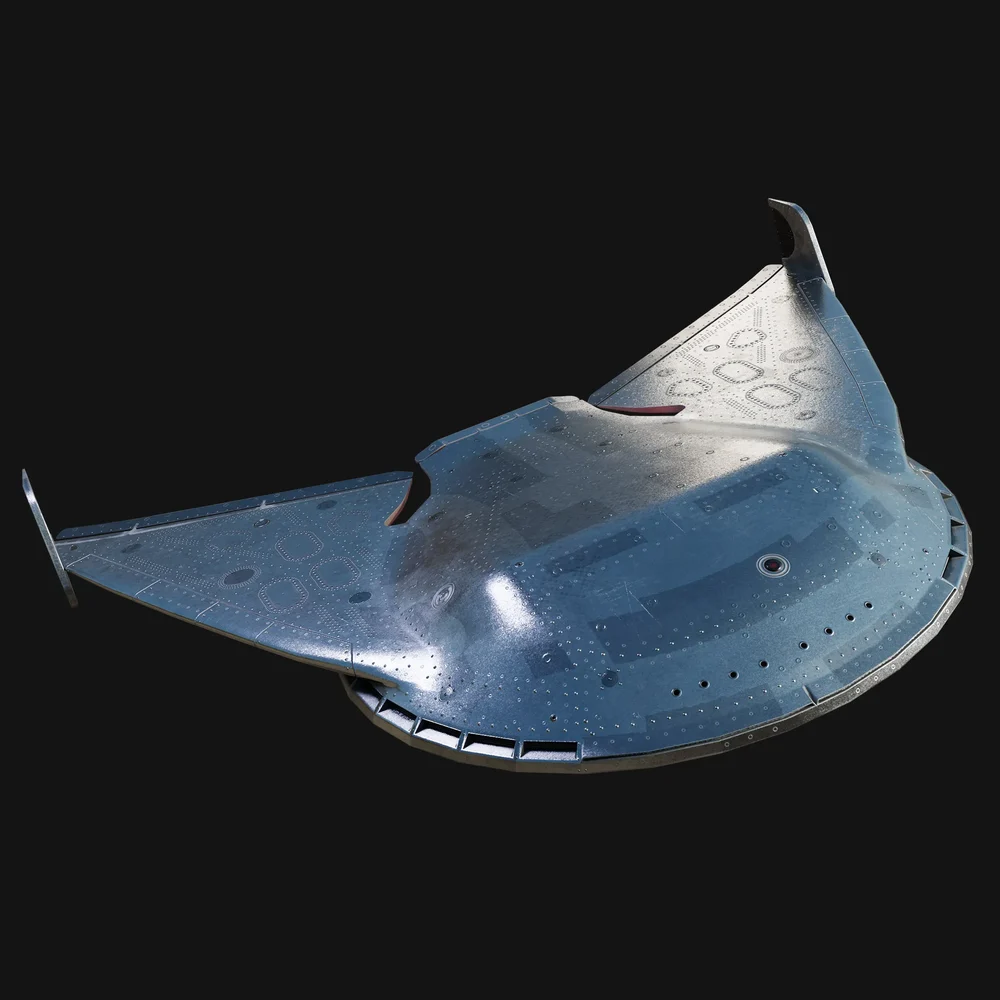 Retro-Future Ufo Drone Fighter