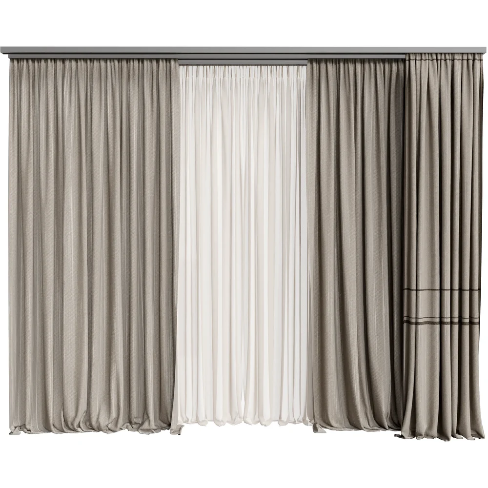 Mi Silk And Cotton Curtain Set