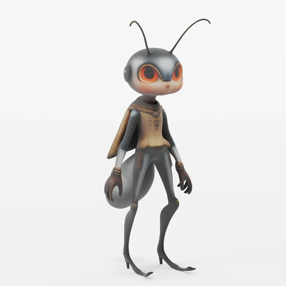 Stylized Humanoid Cricket
