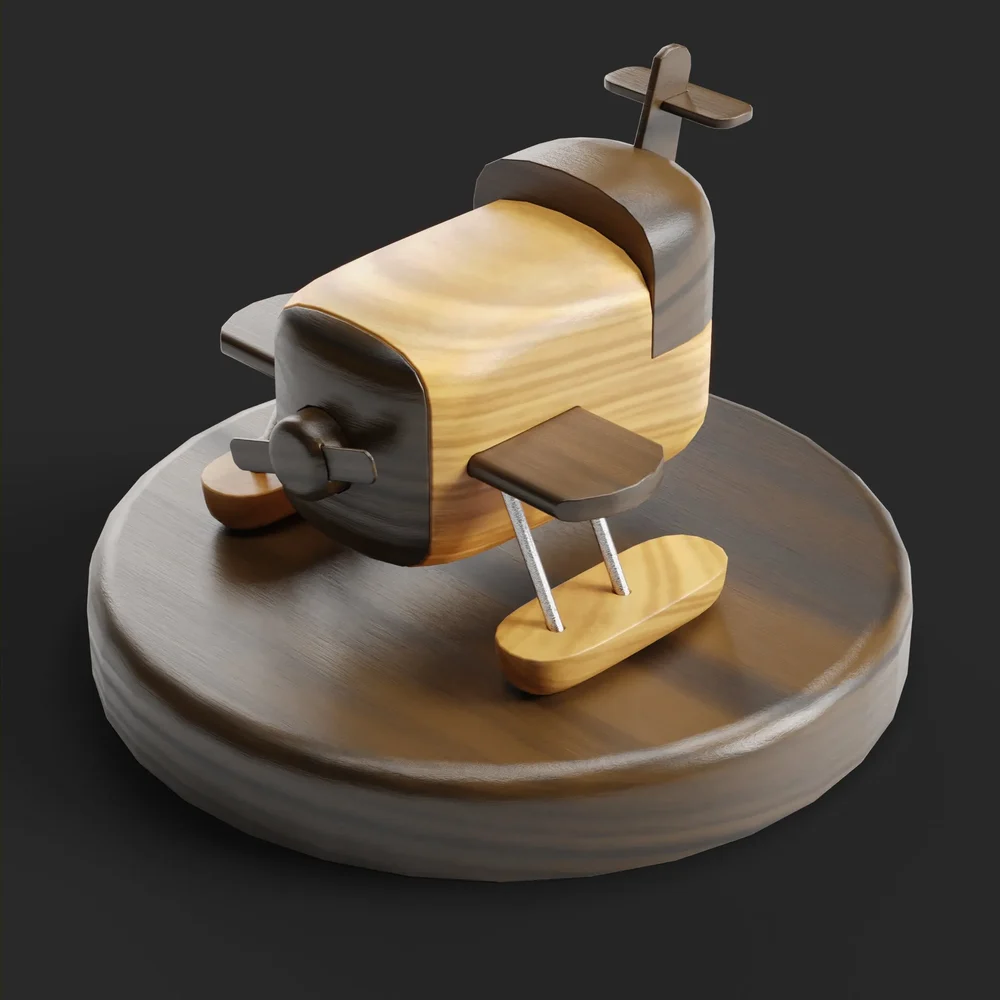 Water Plane Figurine