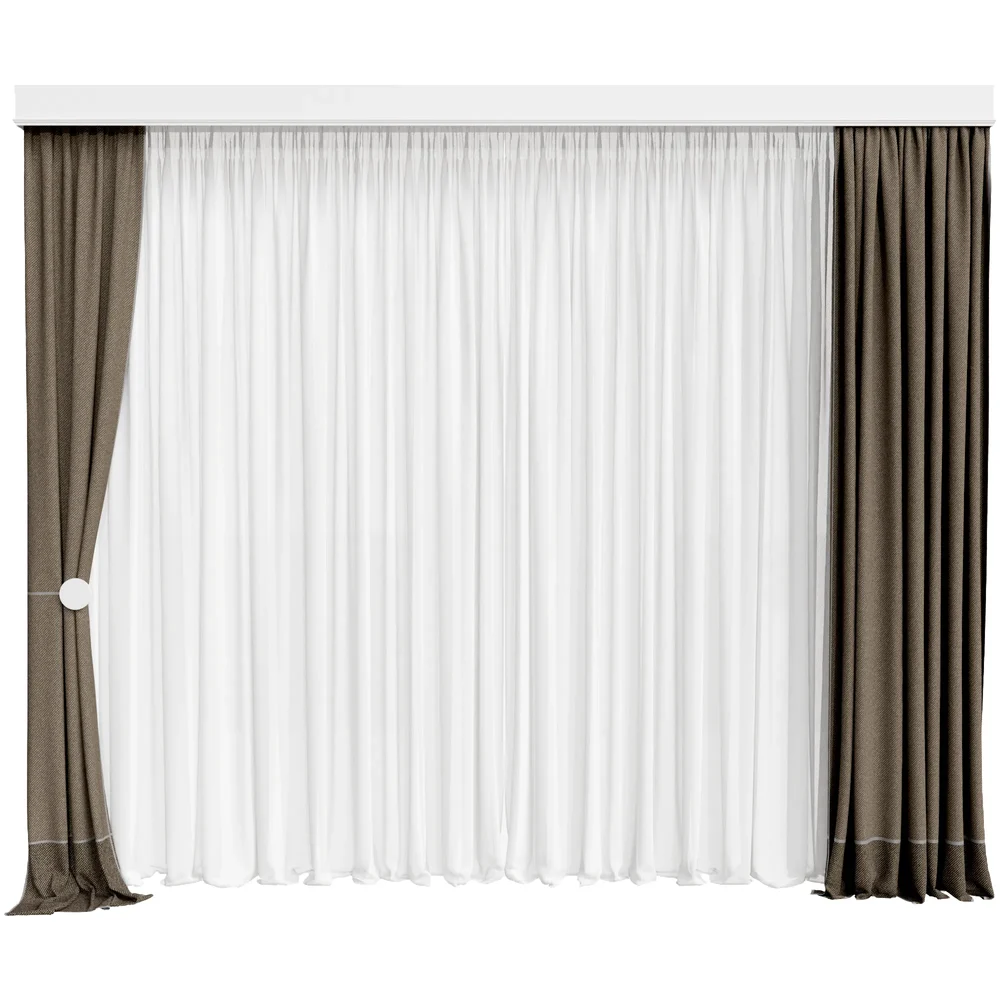 Mi Silk And Cotton Curtain Set