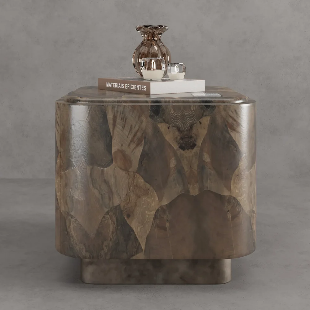 Polanco Plinth End Table