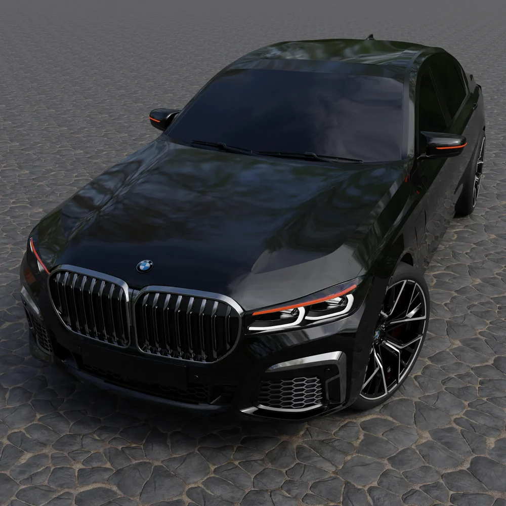 Bmw-745le-Xdrive(Rigged)