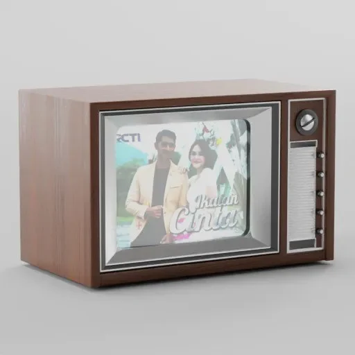 Vintage, Antique Old Television