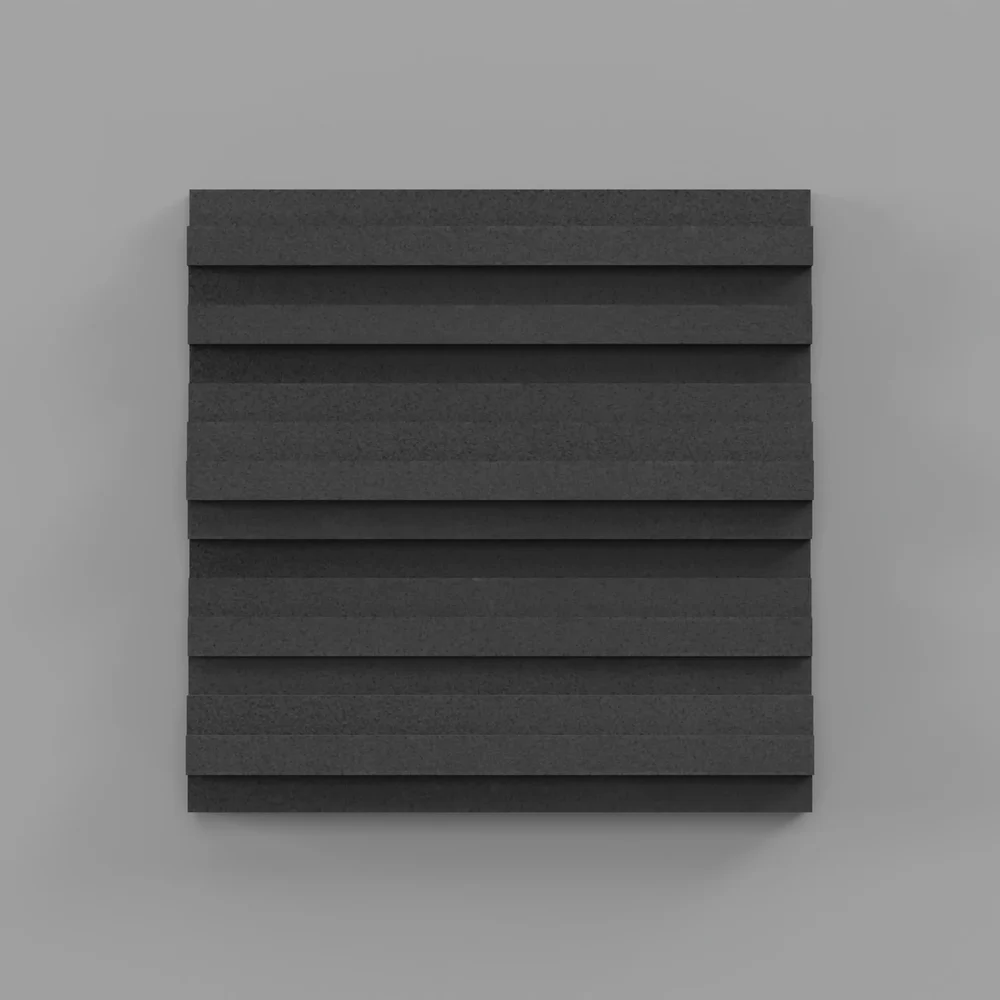 Acoustic Foam Panel Rectangle Indents
