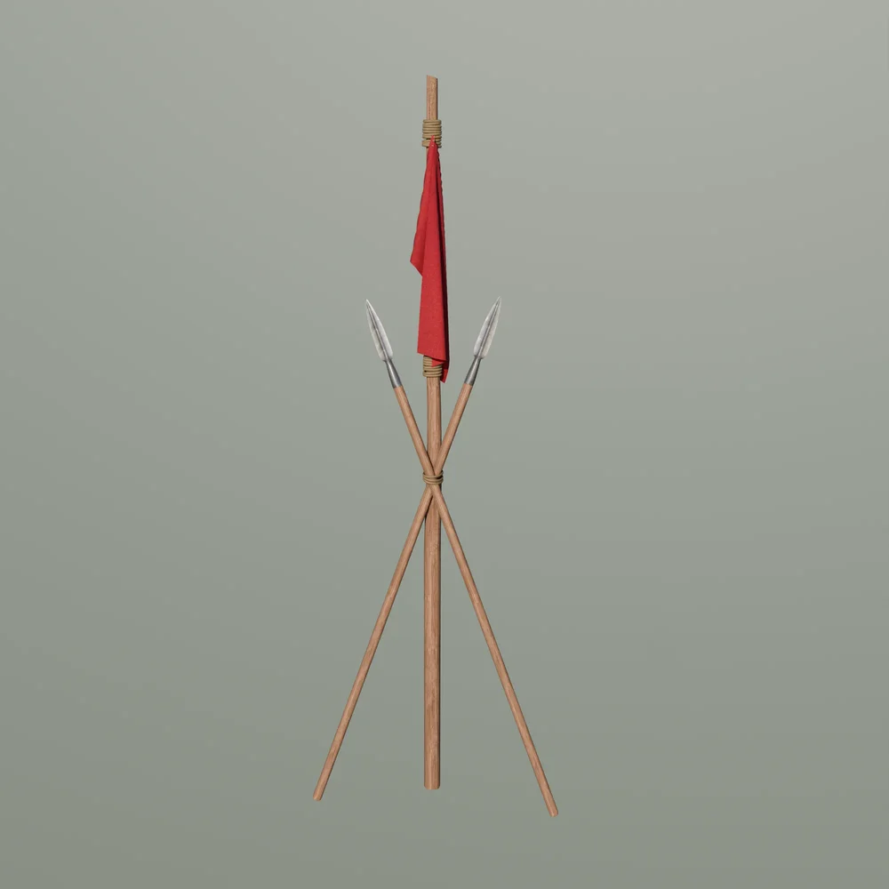 Spear And Flag