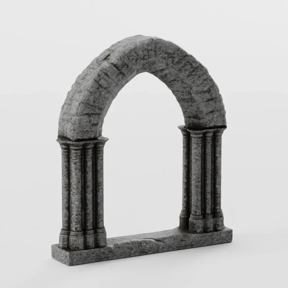 Church Stone Arch Dark