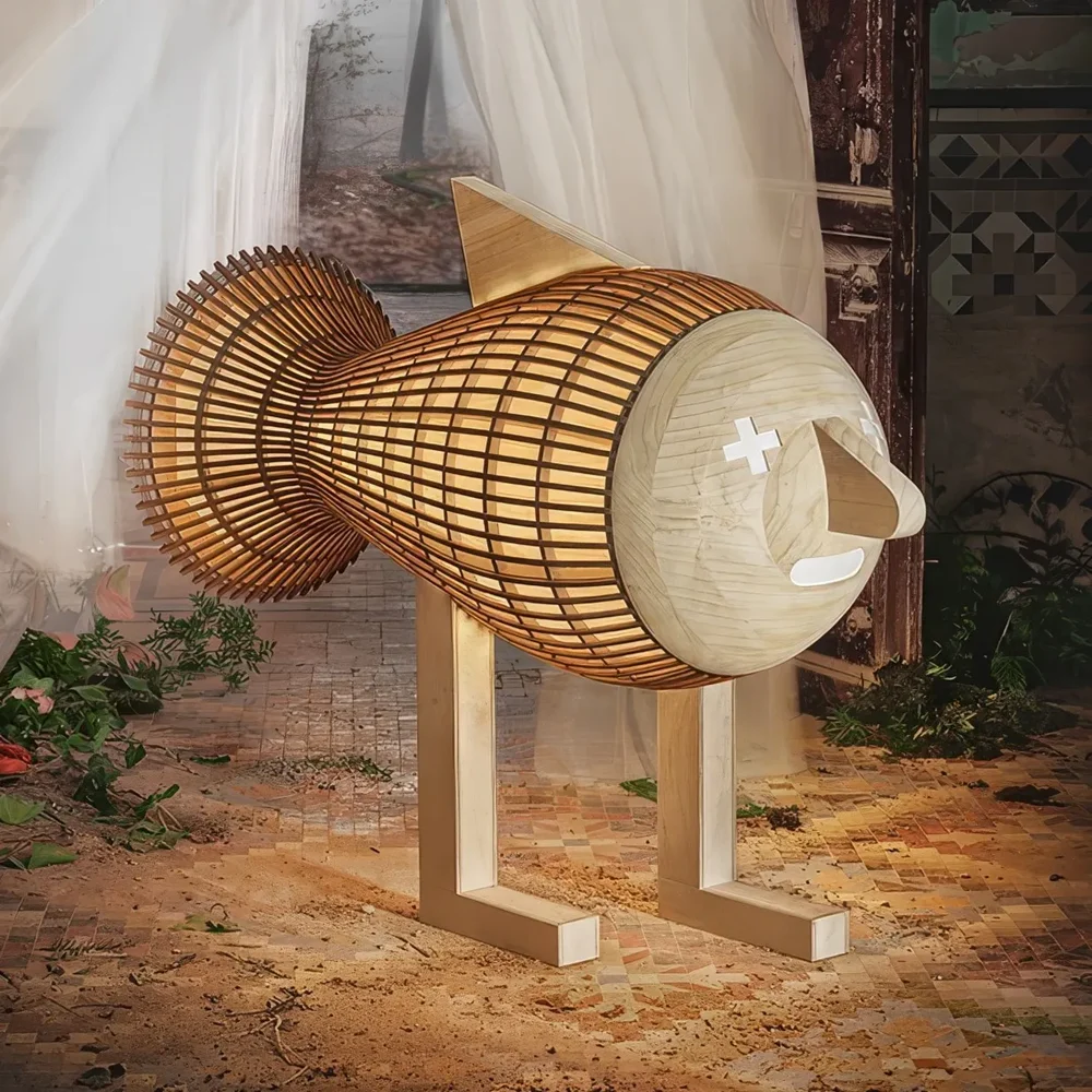 Walking Fish Floor Lamp