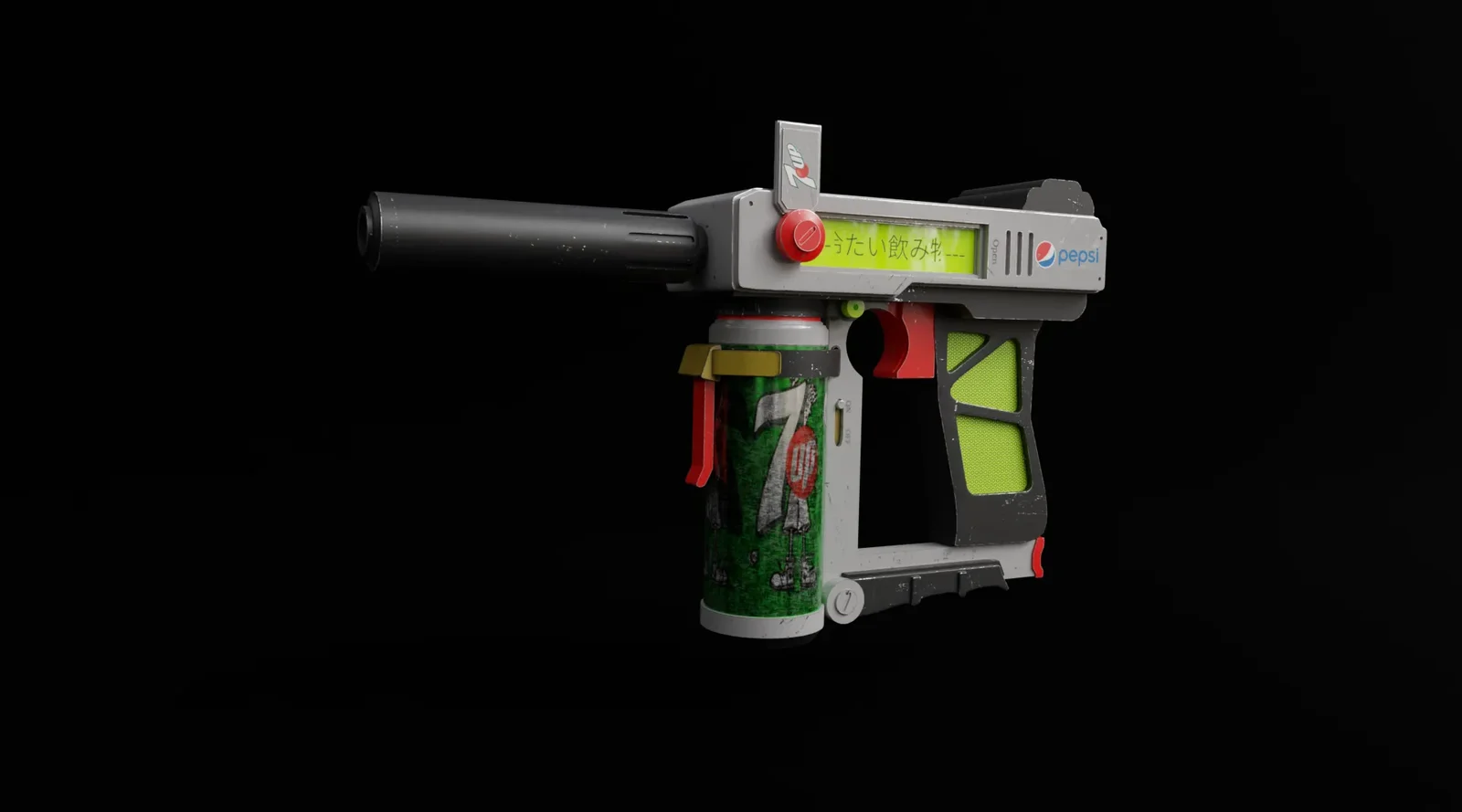 Vintage Stylized 7up Gun