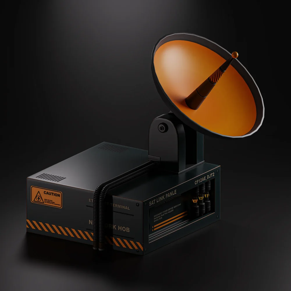 Sci-Fi Communication Dish