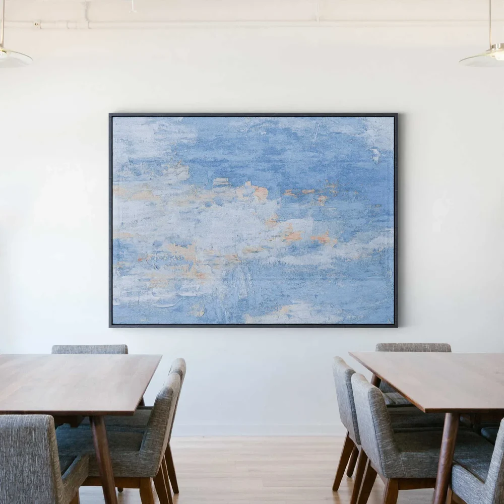 Blue Canevas Painting