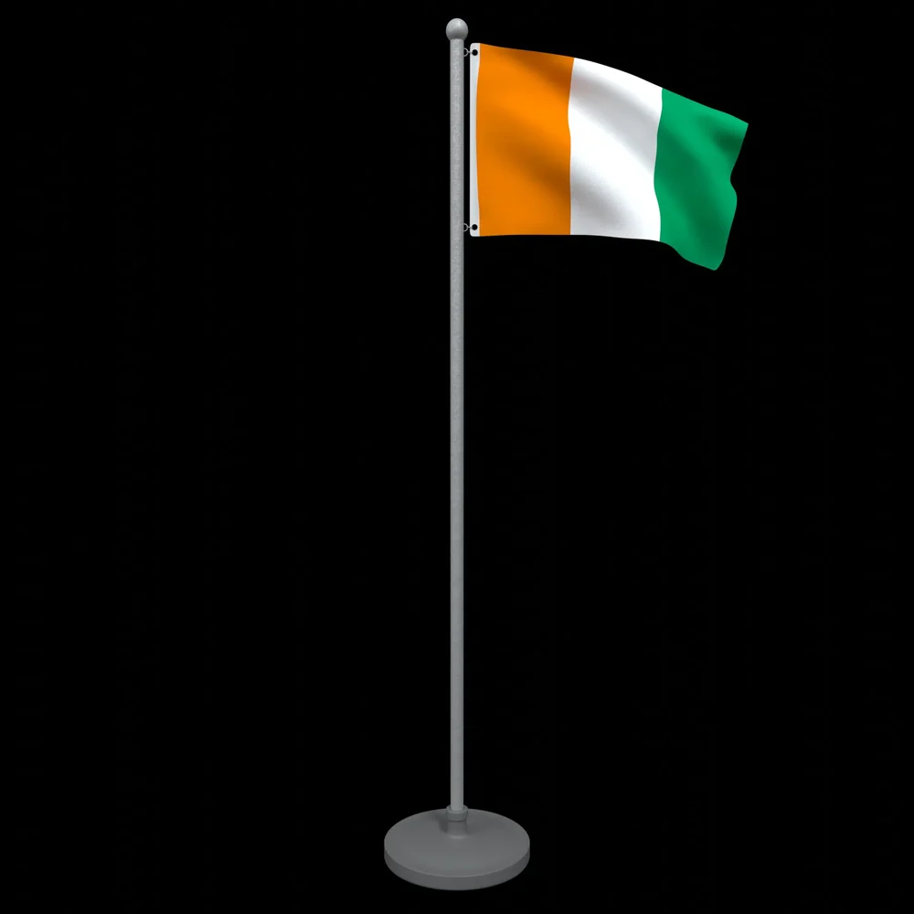 Animated Flag Of Ivory Coast