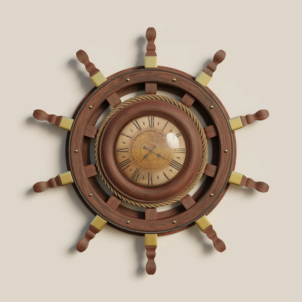 Wooden Wall Clock