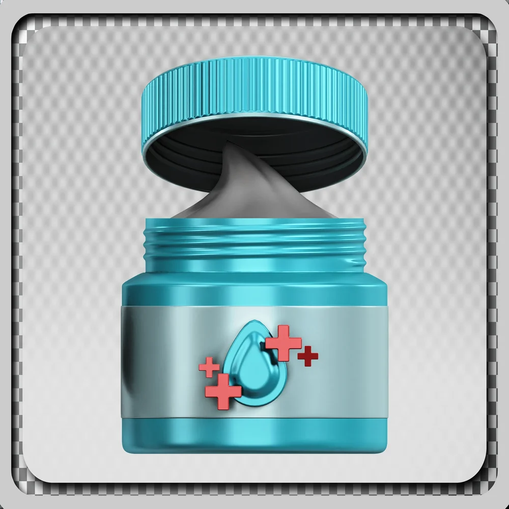 Body Care Icon Open Lotion Bottle
