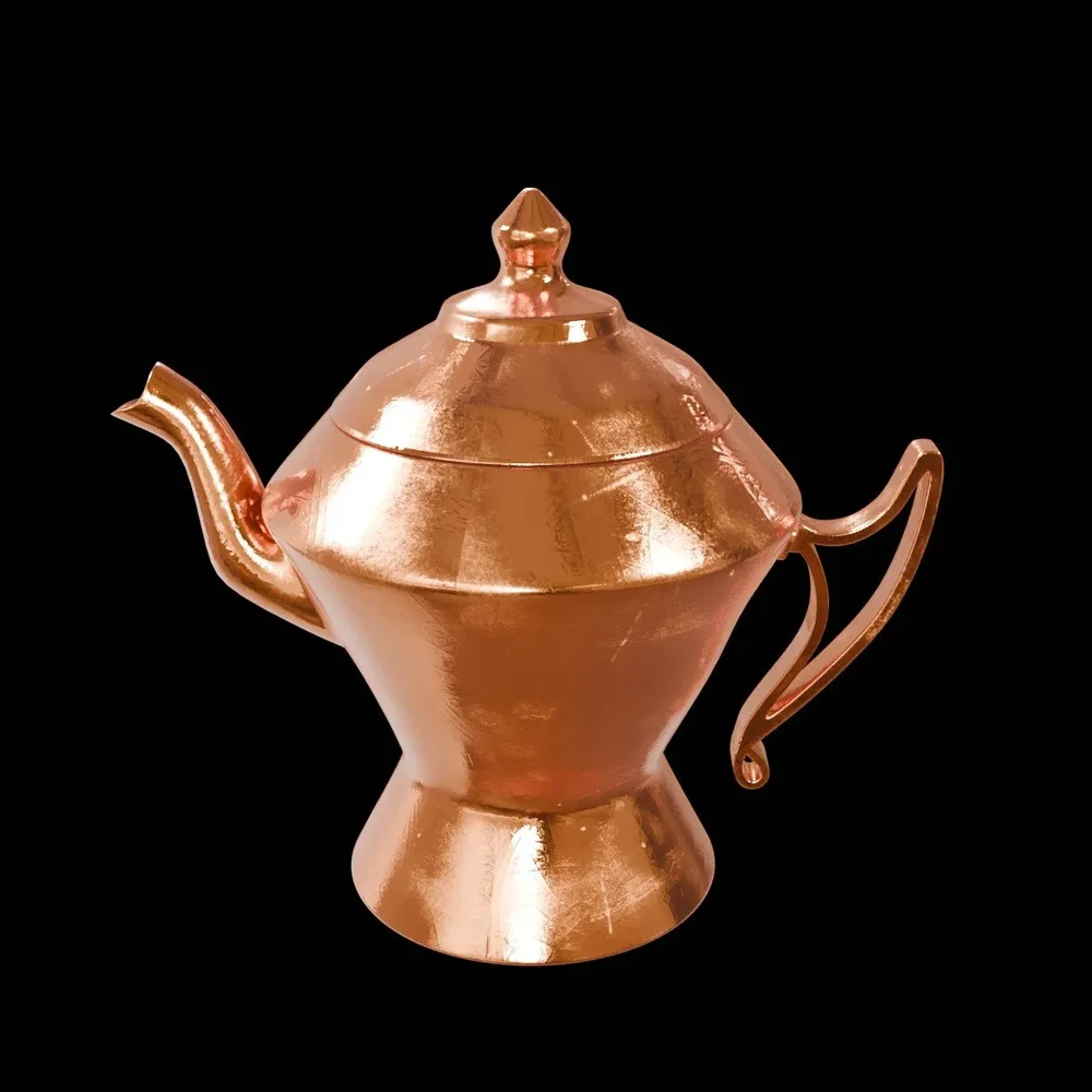 Persian Copper Teapot Dish
