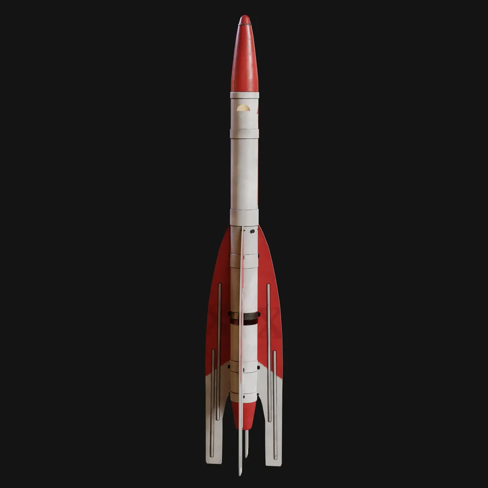 Gird X Soviet Rocket Painted