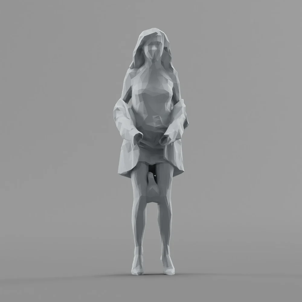 Lowpoly Male Standing