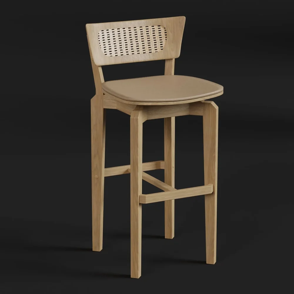 Wooden Bar Stool