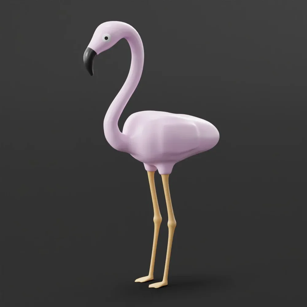 Pink Flamingo Lawn Decoration