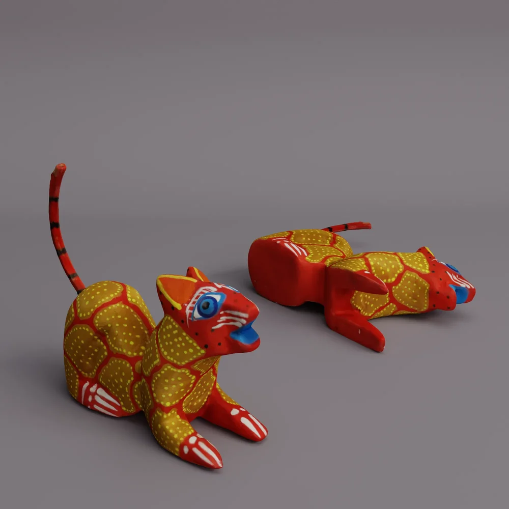Miniature Alebrije Cat