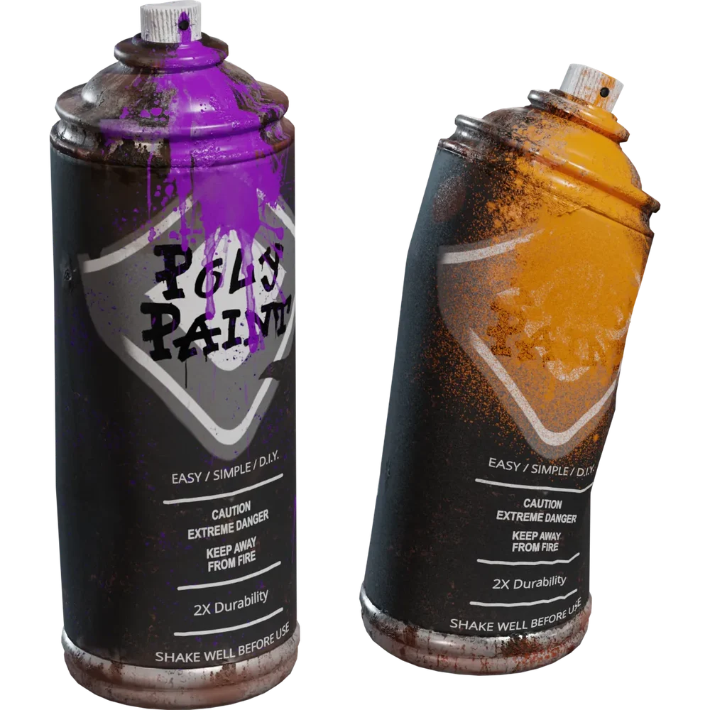 Spray Paint Bottles 02