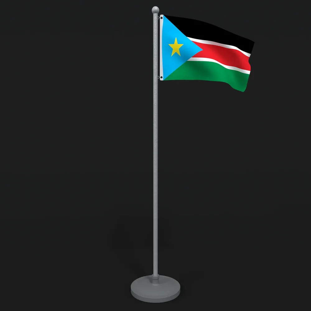 Animated Flag Of South Sudan