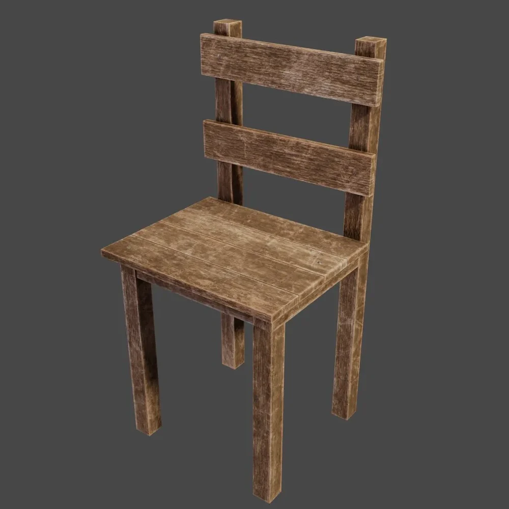 Medieval Wooden Chair