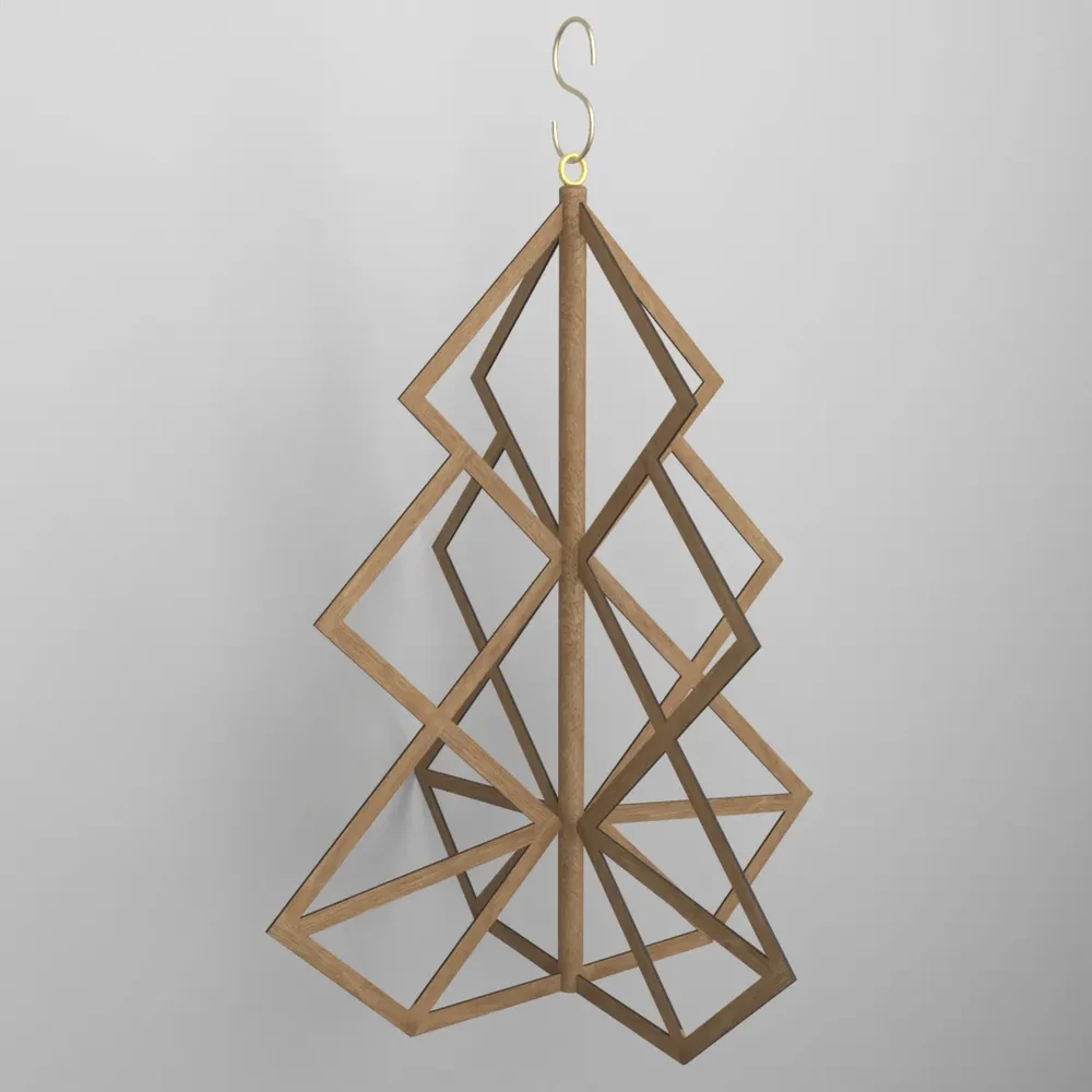 Christmas Wooden Plywood Deco Ornament