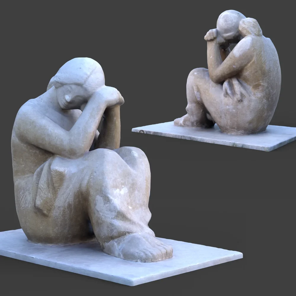 Woman Statue Scan