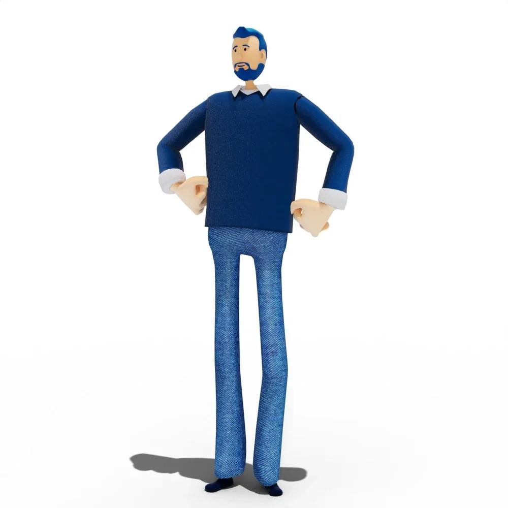 Office Worker Character