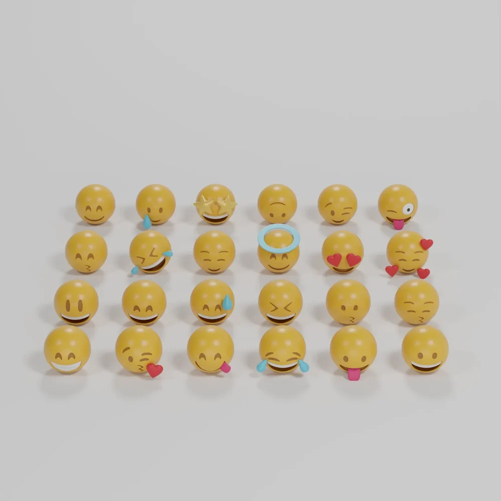 Emojis Pack Apple 3d