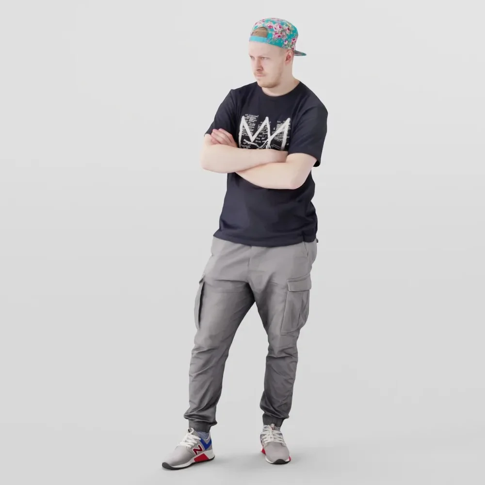 Guy In A Colorful Cap