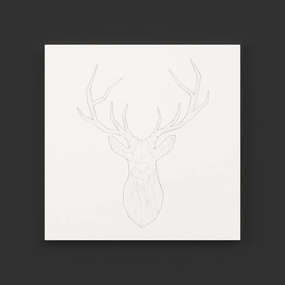 Ikea Pjätteryd Picture Black Deer