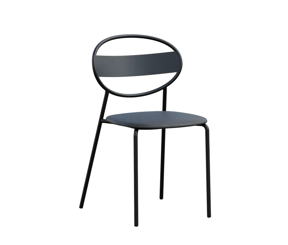 Black Metal Chair