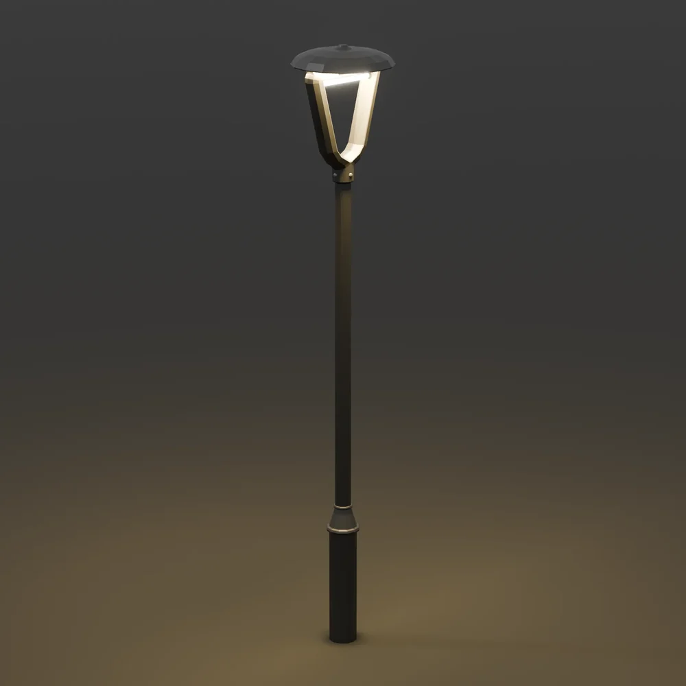 Low Poly Modern Street Light