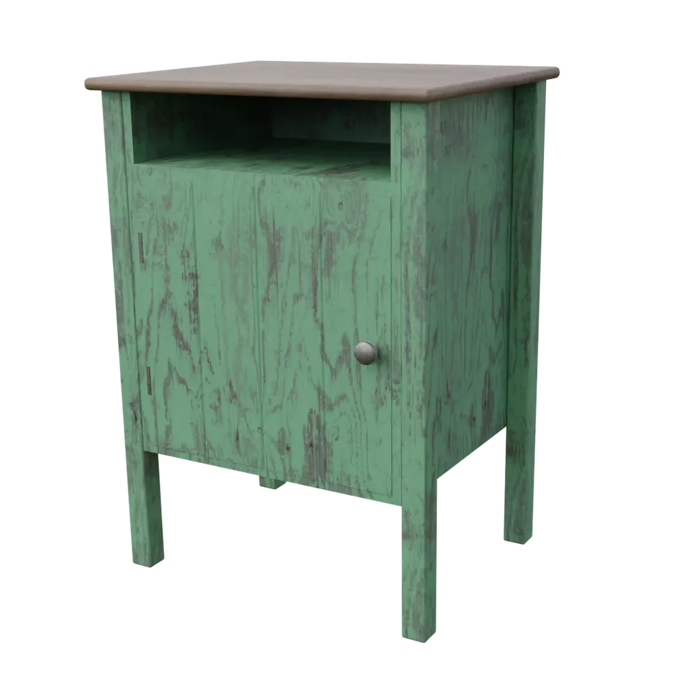Old Green Cabinet