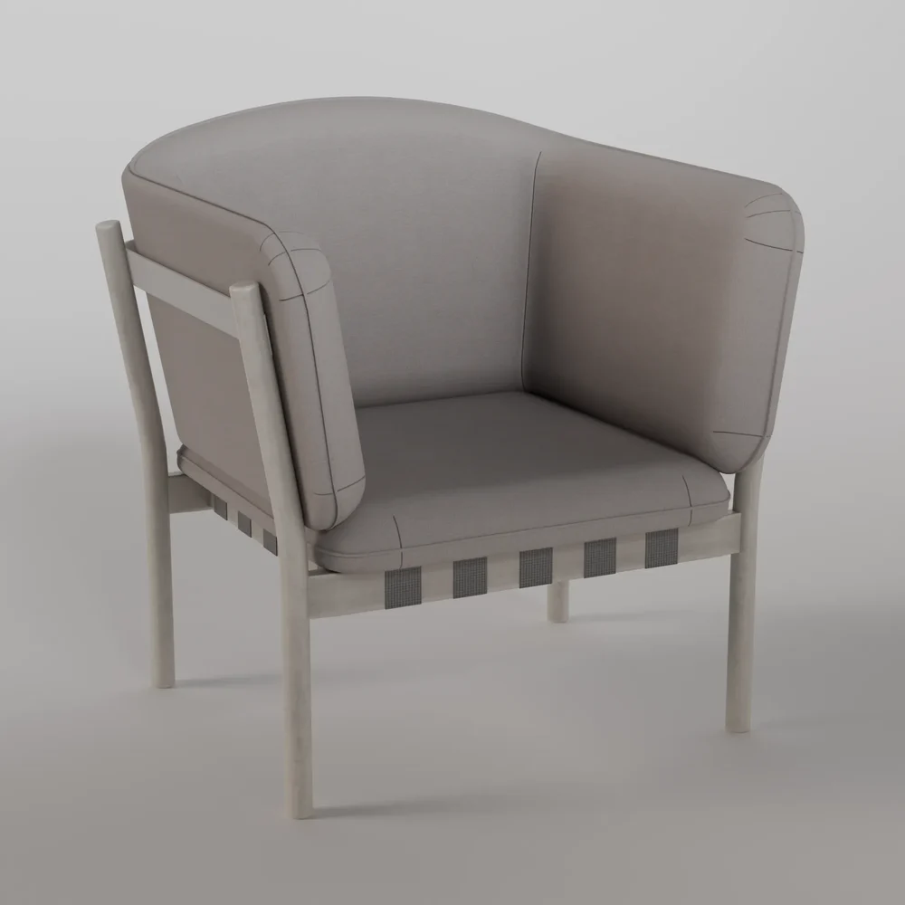 Dowel Lounge Armchair S110