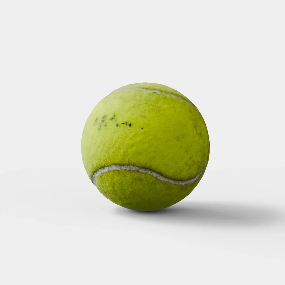 Tennis Ball (Photo Scanned)